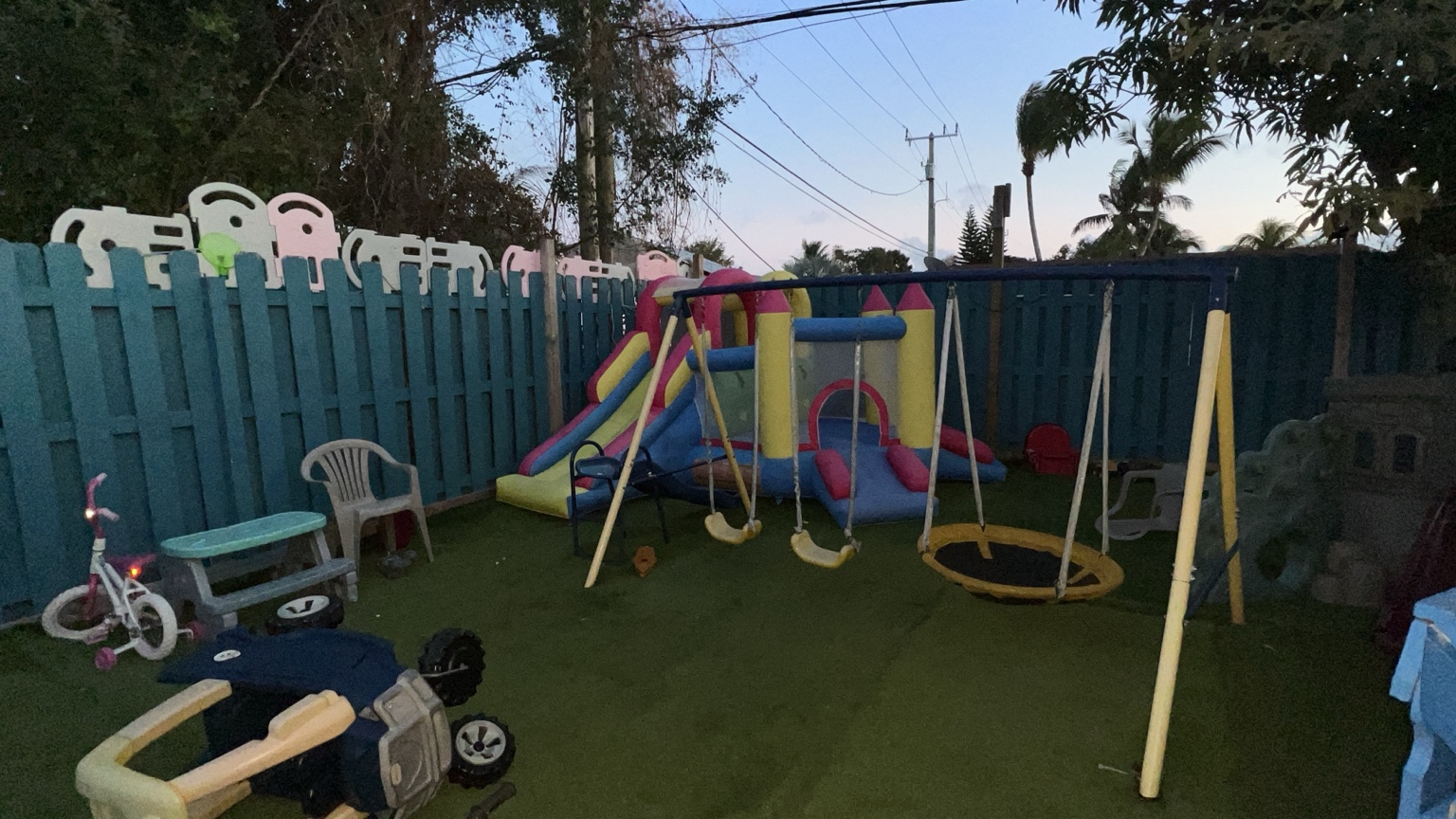 Daycare outdoor play area